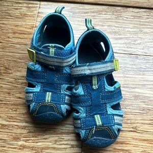 Pediped washable sandals. Blue, Size 23